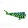 Adornos Artesanales de Tiburón Descompresores Impresos en 3D Transfronterizos, Regalos, Juguetes Animales Articulados Móviles Creativos Hechos a Mano de Moda