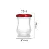 Garrafas Porcionadas de Ninho de Pássaro Fresco Cozido, Garrafas de Vidro Resistentes a Altas Temperaturas para Cozinhar no Vapor, Bexiga de Peixe, Gelatina de Peixe, Leite Cozido, Geleia, Garrafas de Vidro de 50ml 75ml Atacado