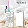 Encendedor de Llama Roja, Delgado, Cortavientos, con Diseño Creativo y Colorido de Concha, Duradero y Personalizado, Regalo Popular en Douyin y Kuaishou