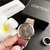 Relojes AliExpress Amazon transfronterizos casuales simples delgados de malla de aleación con fabricantes de relojes para parejas al por mayor