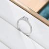 Suministro transfronterizo acero inoxidable moda europea y americana anillo de letras anillo de circonita joyería de mano para hombres y mujeres fabricantes venta al por mayor