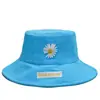 Sombrero de Estilo Nuevo para Mujer Estilo Coreano Secado Rápido Sombrero de Sol Fresco de Verano Ala Ancha Margarita Pequeña Protección Solar Sombrero de Pescador