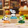 Figuras de dibujos animados de moda estilo chino, Caja sorpresa Familia Panda Zuanzuan, decoraciones de escritorio creativas, juguetes de moda, regalos navideños