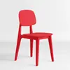 Decoração de casa minimalista nórdica, encosto criativo estilo macaron, banqueta de plástico, tamanho adulto, cadeira de jantar de luxo leve, cadeira espessa para mesas de jantar, cadeira de lazer