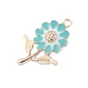 Flor de Girasol Aleación de Zinc Colgante de Goteo de Aceite DIY Collar de Girasol Pendientes Colgante Pequeño Material para Pulsera de Cuentas