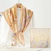 Bufanda Grande de Seda de Hangzhou 90% Seda Bufanda para Mujer Bufanda de Seda de Morera Chal de Invierno para Protección Solar Regalo del Día del Maestro