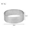 Herramientas para Hornear Anillo Redondo para Mousse con Agujeros Anillo para Tarta Francesa Molde para Tarta de Arroz con Queso Anillo para Tarta Utensilios para Hornear