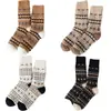 Calcetines gruesos nuevos y cálidos de otoño e invierno para hombres y mujeres, de longitud media, rizo engrosado, estilo bosque vintage, adecuados para estudiantes y parejas, estilo JK