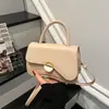 Elegante y minimalista bolso pequeño cuadrado para mujer, un nuevo diseño de moda para la primavera de 2026, perfecto como bolso de hombro o cruzado.