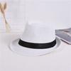 Sombrero de verano para hombre, sombrero de paja, sombrero de jazz de paja para parejas, sombrero coreano, sombrero de playa para padres e hijos.