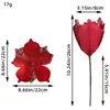 Pó Dourado Amazon Flores de Natal Atacado 2026 Flores Vermelhas Amarelas Brancas Acessórios para Árvore de Natal Decorações de Natal Outros