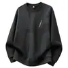 [Sudadera talla grande M-8XL] Nueva colección 2026, con un diseño tridimensional y estampado, sudadera de otoño para hombre, talla grande, corte holgado