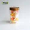Pote de Assar Suplemento Alimentar Infantil 280ml, Tampa de Renda Dentada, Garrafa Plástica de Doces, Pote de Biscoitos