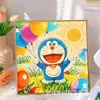 Pintura de Diamantes para Niños Kuromi Hecho a Mano DIY Pintura de Pegatinas de Diamantes Sanrio Pintura de Diamantes con Diamantes Completos 5D Tamaño Pequeño
