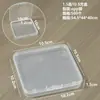 Caja de Embalaje de Plástico Transparente Caja de Exhibición de Muestras de Herramientas de Ferretería Caja de Embalaje de Piezas Organizador de Accesorios Caja de Almacenamiento de Tarjetas