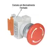 La37-11Zs (Y090)Lay7 Botão Interruptor de Parada de Emergência Autotravante Cabeça Cogumelo Parada de Emergência Abertura