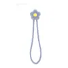 Cordón para Teléfono Móvil Caliente Transfronterizo Colgante Corto de Silicona para Llaves Colgante Pulsera Antiperdida Correa de Muñeca de Cuerda Pequeña Flor