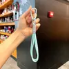 Nuevo Llavero Mosquetón Color Bloque Dopamina Correa para Teléfono Colgante de Muñeca Accesorio para Llavero Tejido a Mano