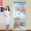 Cortina Aixiang de verano mosquitera puerta cortina sin perforaciones hogar velcro ventana de malla dormitorio silencioso imán puerta de arena