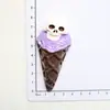 Nuevos Accesorios de Resina de Helado de Halloween Pegamento de Crema DIY Imán para Refrigerador Llavero Colgante Material