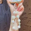 Corrente de chaveiro para celular com pingente de estrela de desenho animado fofa pingente de chaveiro para bolsa de carro escolar pingente de chaveiro presente pequeno criativo