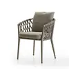 Mesa y Sillas de Comedor de Ratán para Exteriores Combinación Mesa y Sillas de Ratán de Ocio Patio Jardín Exterior Terraza Balcón Silla de Ratán de Tres Piezas