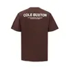 26Ss Transfronterizo Cole Buxton Estampado de Letras Estilo Callejero de Verano Unisex Holgado Casual Pareja Versátil Camiseta de Manga Corta Moderna