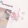 Qiyue Pinza Coreana Transparente de Mariposa para el Cabello Color Clip de Tiburón Parte Trasera de la Cabeza Lavar Cara y Pinza para el Cabello Tocado Fantasía Combinable