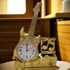 Despertador de violino simulado atacado de fábrica direto criativo modelagem de instrumento musical relógio de mesa decoração de sala de estar relógio de mesa