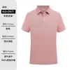 Camisa tipo polo de verano ropa de trabajo hecha a medida antiarrugas imitación seda helada algodón camisa de cultura corporativa con logo impreso camiseta de manga corta