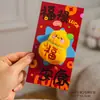 2026 Año del Caballo Nuevo Peluche Dibujo Animado Billetera de Dinero de la Suerte Creativa Festival de Primavera Sobres Rojos para Niños Bolsita de Sobres Rojos de Año Nuevo
