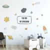 Shangyi SP64036 Desenhos animados Universo Planeta Adesivos de parede Autoadesivo Quarto Infantil Quarto DIY Adesivo decorativo removível