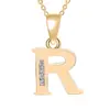 Collar de letras inglesas 26 con circonita incrustada de cobre, cadena para la clavícula con colgante de letra simple de lujo ligero, accesorios para mujer con nombre personalizado