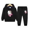 Traje de Vestido de Otoño para Niñas Estilo Occidental 2024 Nuevo Estilo Fan Coreano para Niñas Moda Deportiva Estilo Chanel Abrigo de Calle Informal Vestido Infantil