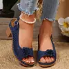 Sandalias de Tacón Alto Florales de Talla Grande Transfronterizas para Mujer Verano 2025 Nuevas Sandalias con Hebilla de Tacón Grueso Moda Europea y Americana para Mujer