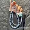 Estilo de Lujo Ligero Cadena Doble Mariposa Luminosa Cristal Cadena para Teléfono de Gama Alta Accesorios de Bolso de Cadena Colgante Venta al por Mayor