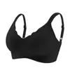 Ropa Interior de Comercio Exterior Europea y Americana, Sujetador sin Aros, Camisola Sexy, Espalda Hermosa, Cuello en V, Push-Up, Atrevido, Alta Elasticidad, Talla Grande, Espalda Descubierta