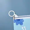 Bolsa de Archivo Estéreo con Cremallera de Plástico PP Transparente Escarchado A4 Lista para Usar Engrosada Bolsa para Exámenes Material Escolar Bolsa de Información Logo Personalizado