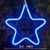 Luzes Pendentes de Estrela Colorida de Cinco Pontas para Exterior, Decorações Populares para Árvores para Ano Novo e Festival da Primavera, Luzes de Paisagismo para Iluminação de Ruas e Parques