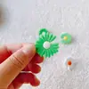 Nueva decoración de hebilla para zapatos de margarita zapatos blancos accesorios diy flor para zapatos accesorios de hebilla para zapatos flor sin encaje