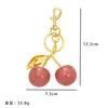 Llavero Popular de Cereza Transfronterizo Colgante de Cereza Multicolor Colgante de Moda para Bolso Venta Directa de Fábrica Suministro de Primera Mano