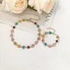 Collar de diamantes de colores nuevo de primavera y verano para mujer, cadena para el cuello de diseño de nicho de alta calidad, todo a juego, exquisita cadena de clavícula de dopamina