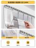 Cortina de puerta suave para aire acondicionado, aislamiento térmico de primavera y verano, a prueba de viento, cortina de parabrisas de plástico PVC transparente, cortina de cuero comercial para tienda