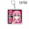 Merchandise de Anime Lonely Rock: Pingente de Mochila e Chaveiro Poggy-Chan e Kita Nijika com Expressão Cool