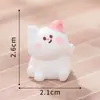 Micro Paisagem Criativa Gatinho Rosa Fofo Boneca Decoração DIY Fofa Acessórios de Saco Surpresa Enfeites de Mesa Carro