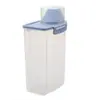 Contenedor Transparente Sellado a Presión para Almacenamiento de Granos Transfronterizo Tarro de Plástico para Alimentos Taza Medidora para Comida de Perro Cubo Sellado a Prueba de Humedad