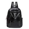 Mochila de cuero suave de gran capacidad para mujer, nueva mochila escolar sencilla de moda coreana de 2021, popular para otoño e invierno.