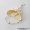 Gorro de Bebé para Primavera y Otoño con Protección para las Orejas para Niñas, Gorro de Algodón Puro de Princesa Estrella, Gorro de Elfo a Atar para Recién Nacido, Cortavientos