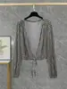 Ropa de Yoga Colorida de Manga Larga, Chaqueta con Protección Solar, Tops de Primavera y Verano para Mujer, Ropa de Fitness de Alta Gama Elegante, Cubre Ropa Deportiva para Mujer