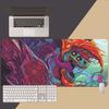 Mouse Pads para Jogos Personalizados Transfronteiriços, Teclados de Laptop Personalizados com Tema Anime, Desk Pads, DIY em Pequena Escala